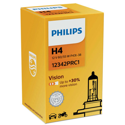 Автолампа Philips PR 12342 H4 12V 60/55W (P43t-38) (шт.)