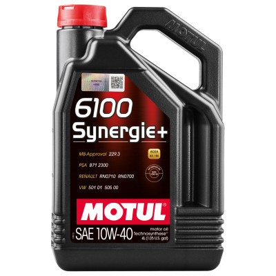 Олива моторна Motul 6100 Synergie+ SAE 10W-40, 4л (шт.)