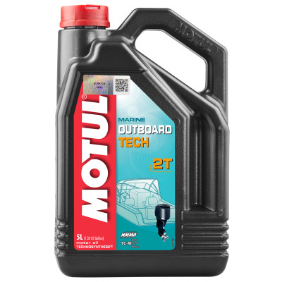 Олива для 2-х тактних двигунів Motul Outboard Tech 2T, 5л (шт.)