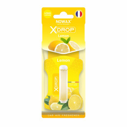 Ароматизатор целюлозний з капсулою Nowax серія X Drop - Lemon (25шт/ящ)