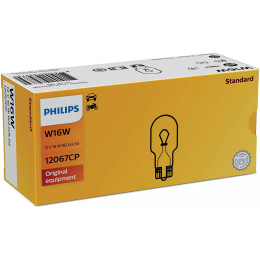 Автолампа вказівна Philips 12067 W16W 12V (W2.1x9.5d) (шт.)