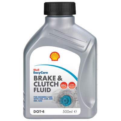 Гальмівна рідина Shell Brake & Clutch fluid DOT4 ESL, 0,5л (шт.)