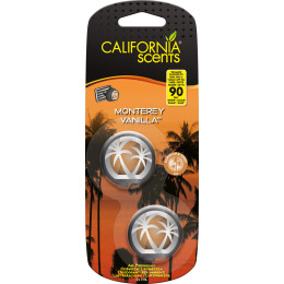 Ароматизатор Ваніль California Scents Monterey Vanilla мінідифузор, 2шт (шт.)