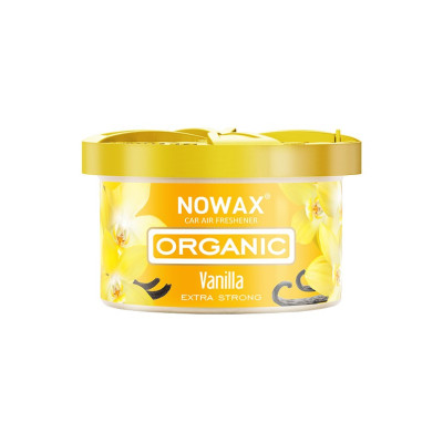 Ароматизатор повітря Nowax серія Organic - Vanilla (18шт/уп)