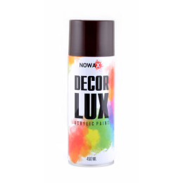 Акриловая краска глянцевая коричневая NOWAX Decor Lux (3007) 450мл