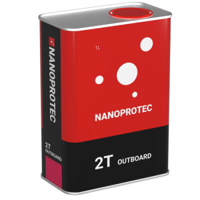 Масло двухтактное для лодок NANOPROTEC 2T OUTBOARD, 1л