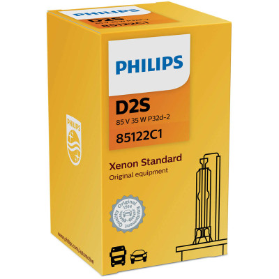 Автолампа Ксенон Philips D2S 85122 VI 85V 35W P32d-2 C1 (шт.)