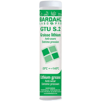 Мастило літієве багатоф. картридж BARDAHL UNIVERSAL GREASE AU LITHIUM 400г 1720 (24) [15]