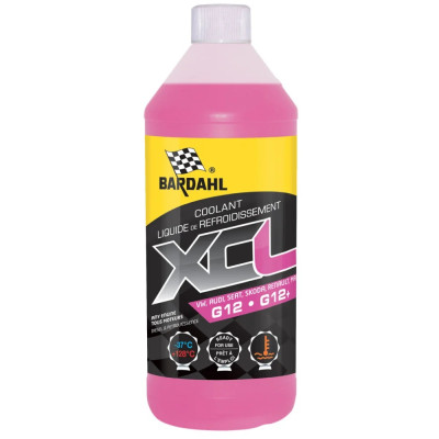 Антифриз G12+ (-35) BARDAHL LIQUIDE DE REFROIDISSEMENT ROUGE червоний 1л. 8511 (12)