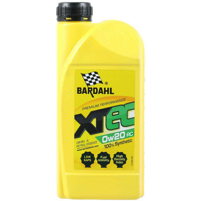 BARDAHL XTEC 0W20 RC 1л. C5/SN/SN+/SN-RC MB 229.71 BMW Longlife-17 FE+ 33011 (12)
