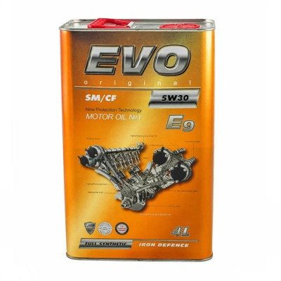 Моторное масло EVO E9 5W-30 SN/CF 4л