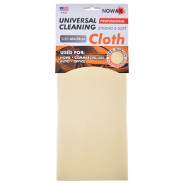 Тряпка для авто NOWAX NX63432 проф. 40x30см (желтая)