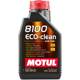 Олива моторна Motul 8100 Eco-clean SAE 0W-20, 1л (шт.) Олива моторна Motul 8100 Eco-clean SAE 0W-20, 1л (шт.)