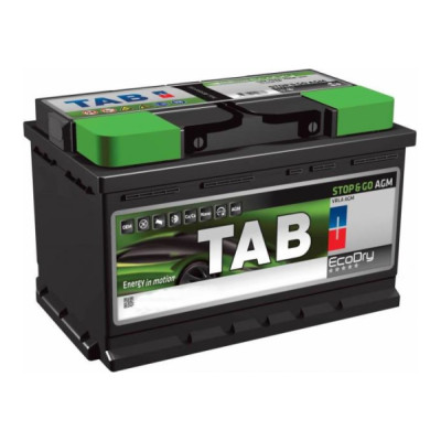 Автомобильный аккумулятор 60 Ah/12V TAB AGM Euro Автомобильный аккумулятор 60 Ah/12V TAB AGM Euro