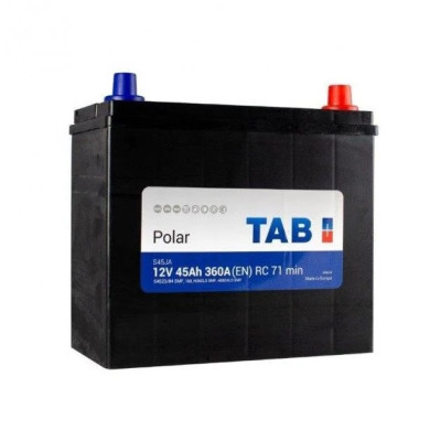 Автомобільний акумулятор Tab Polar S 12В 45Ач 360А(EN) Тонка клемма R+ 246145