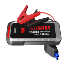 Пусковий пристрій Alligator Jump Starter 1500A/2500A 25800mAh зі Smart-клемами JS847