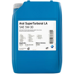 Олива моторна Aral SuperTurboral LA 5W-30, 20 л (шт.) Олива моторна Aral SuperTurboral LA 5W-30, 20 л (шт.)