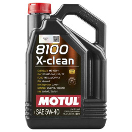 Олива моторна Motul 8100 X-cleаn SAE 5W-40, 5л (шт.) Олива моторна Motul 8100 X-cleаn SAE 5W-40, 5л (шт.)