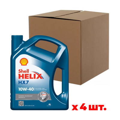 Акція Олива Shell Helix HX7 10w/40 4л х 4шт (1ящик) Акція Олива Shell Helix HX7 10w/40 4л х 4шт (1ящик)