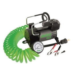 Автомобильный компрессор Uragan однопоршневой 40 л/мин на клеммы АКБ 90140