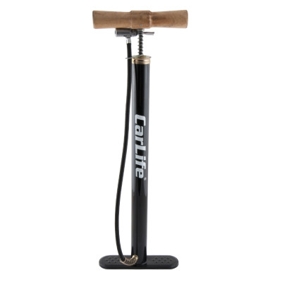 Насос ручной CARLIFE размер цилиндра 38х500мм деревянная ручка адаптеры (HP811)