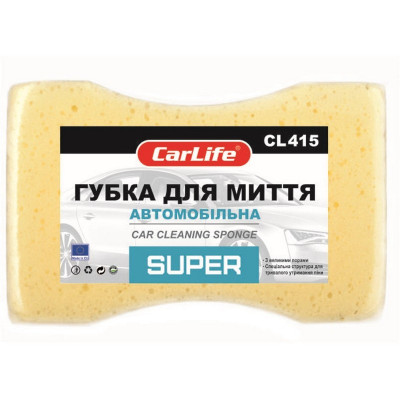 Губка для мытья авто CARLIFE Super CL415
