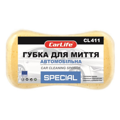 Губка для мытья авто CARLIFE Special CL411