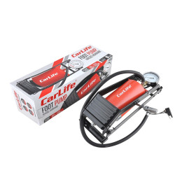 Ножной насос для автомобиля CarLife FP841 однопоршн., 10 Атм