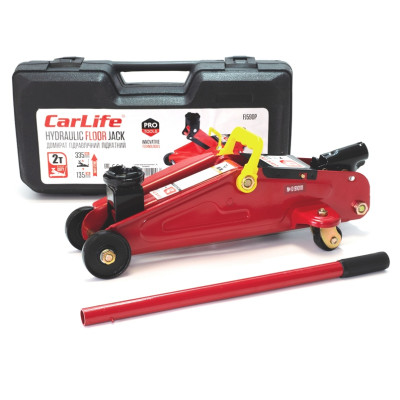Домкрат гидравлический подкатной Carlife 2т 135-335 (FJ590P)
