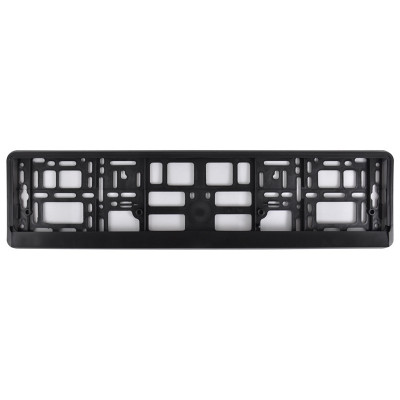 Рамка номера CarLife черный пластик (NH100)