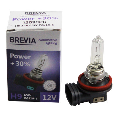 Галогеновая лампа BREVIA H9 POWER +30% 12090PC Галогеновая лампа BREVIA H9 POWER +30% 12090PC