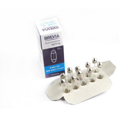 Галогенная лампа BREVIA C10W 12V 10W 12317C Галогенная лампа BREVIA C10W 12V 10W 12317C