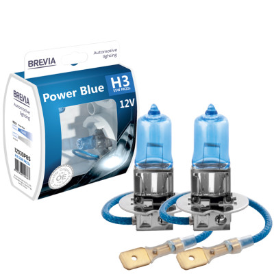 Галогеновые лампы BREVIA H3 POWER BLUE 12030PBS Галогеновые лампы BREVIA H3 POWER BLUE 12030PBS