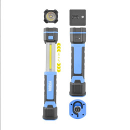 Фонарь для Кемпинга светодиодный для рыбалки или дома Brevia 3W COB+1W LED 300lm 2000mAh (11340)