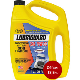 Моторна олива для важкої техніки Lubriguard Synthetic Blend SAE 10W-30 CK-4 HD, 18,9л.