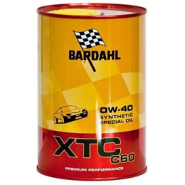 BARDAHL (metal) XTC C60 0W40 AUTO 1л. SL/CF A3/B4 MB 229.5 VW 502.00/505.00 RN0700-RN0710 300039 (300040)(12)