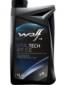 Трансмісійне масло Wolf VitalTech ATF DIII 1л (8305306)